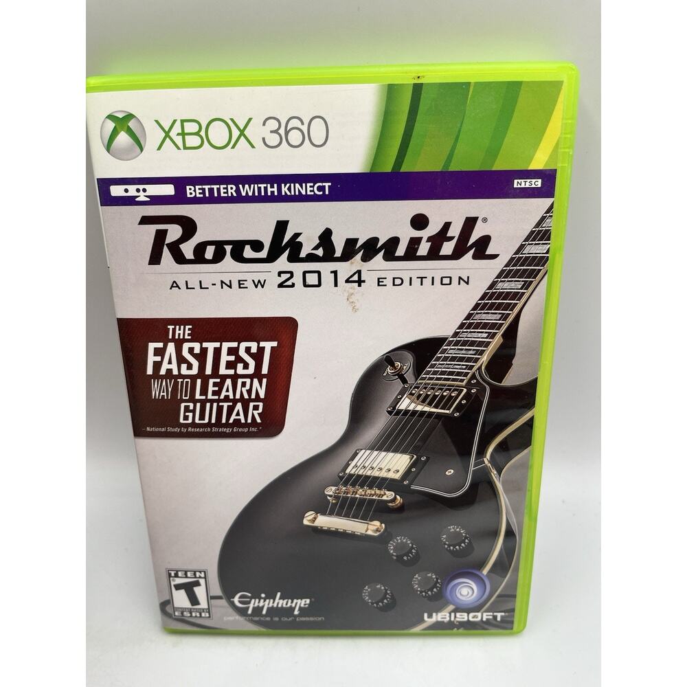 Rocksmith 2014 Edition (Microsoft Xbox 360) Complete